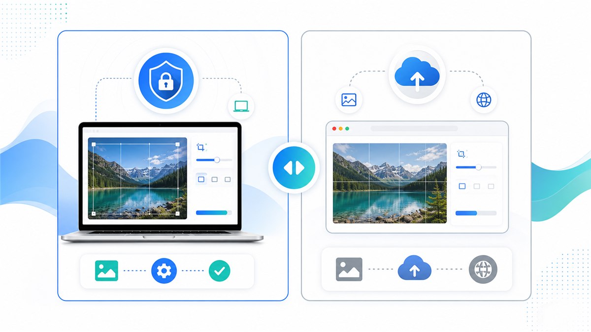 Resizo vs iLoveIMG: 개인정보, 속도, 제한, 활용 사례